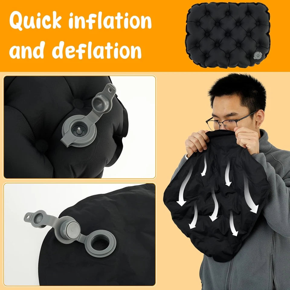 Inflatable Seat Cushion Lightweight Inflatable Seat Pad Portable Air Sitting Pad