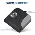 Memory Foam Seat Cushion – Ergonomic Office Chair Cushion for Back Pain Relief