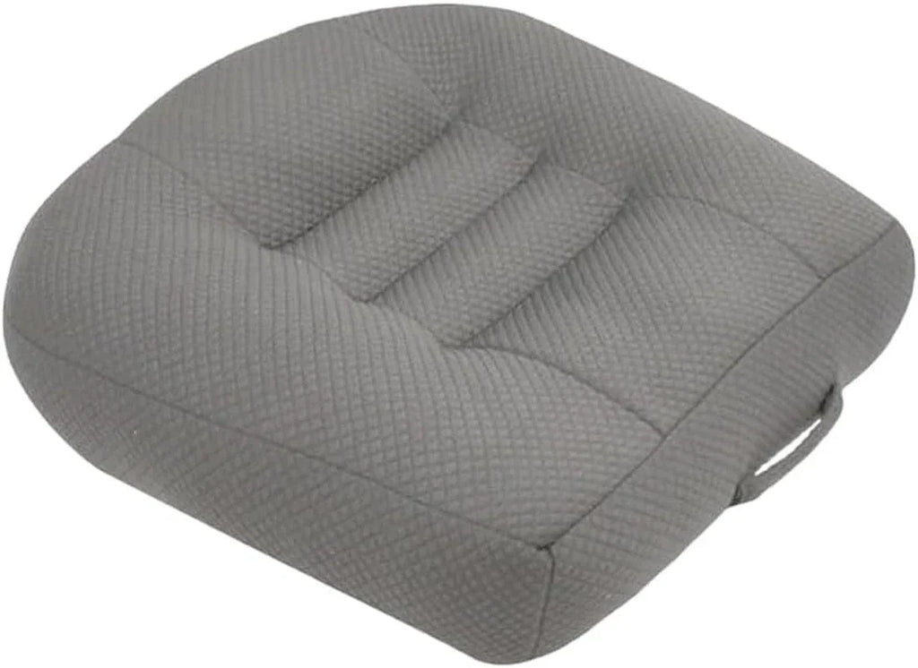 Car Booster Seat Cushion - Breathable Mesh Fatigue Relief Height Boost Mat GRAY