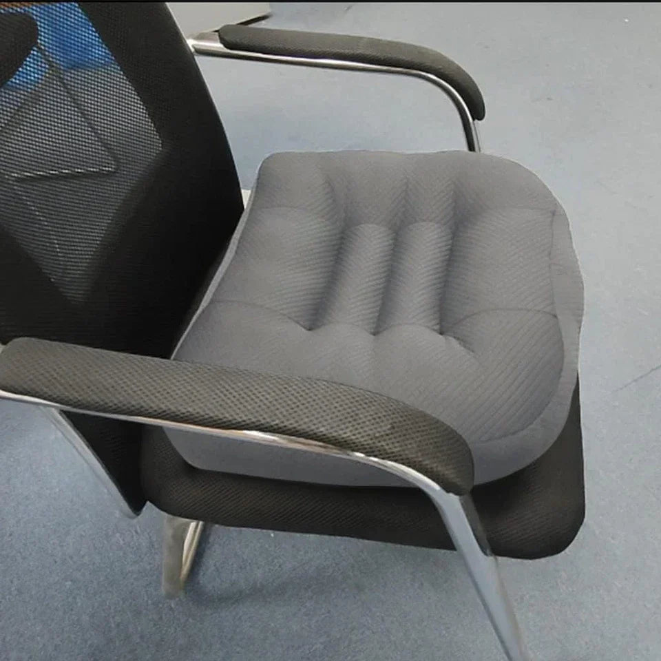 Car Booster Seat Cushion - Breathable Mesh Fatigue Relief Height Boost Mat GRAY