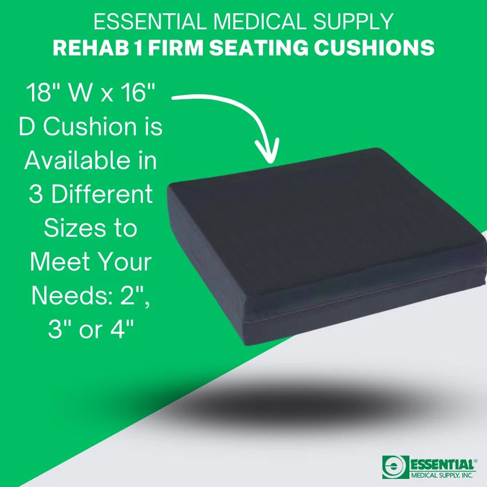 Rehab 1 Foam Cushion - Extra Thick Seat Cushion for Office Chair, Wheelchair, an